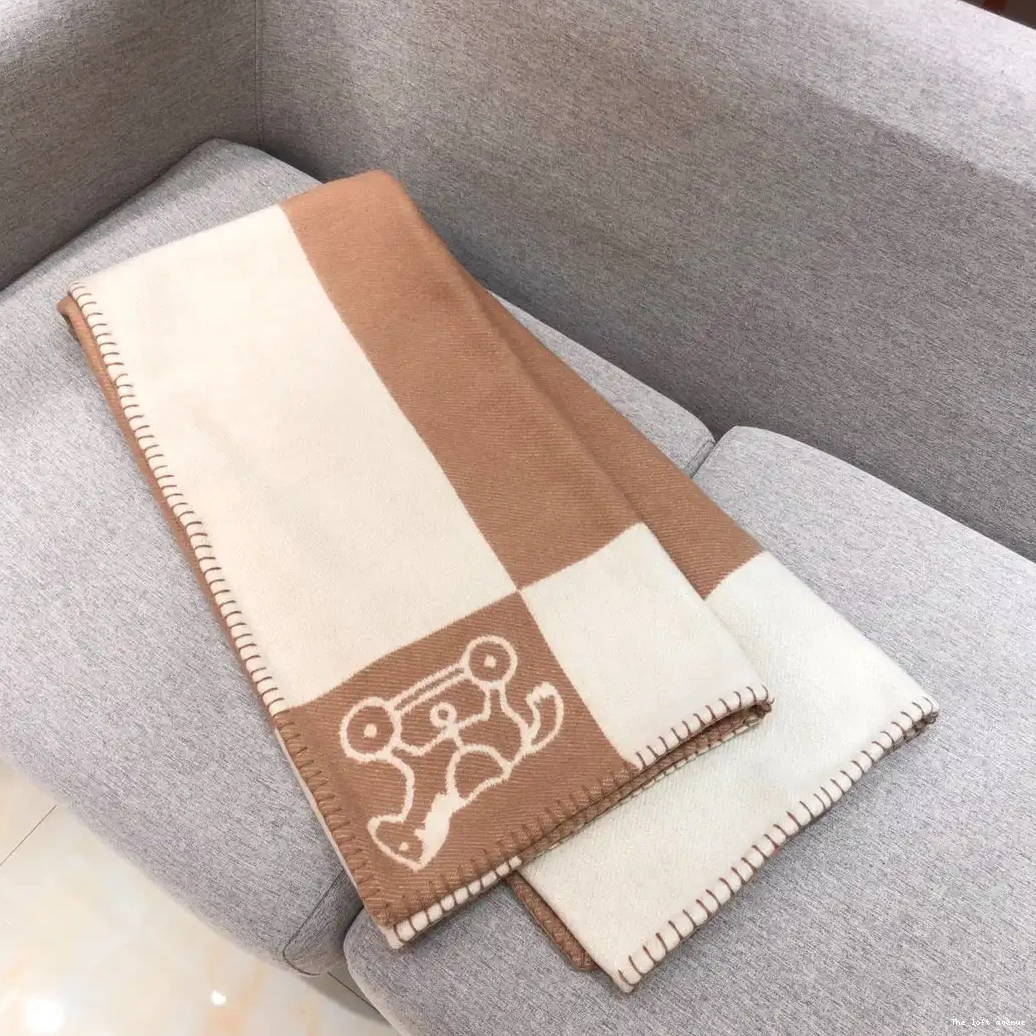 THROW HERMES BABY BLANKET WOOL ADADA AVALON 0702
